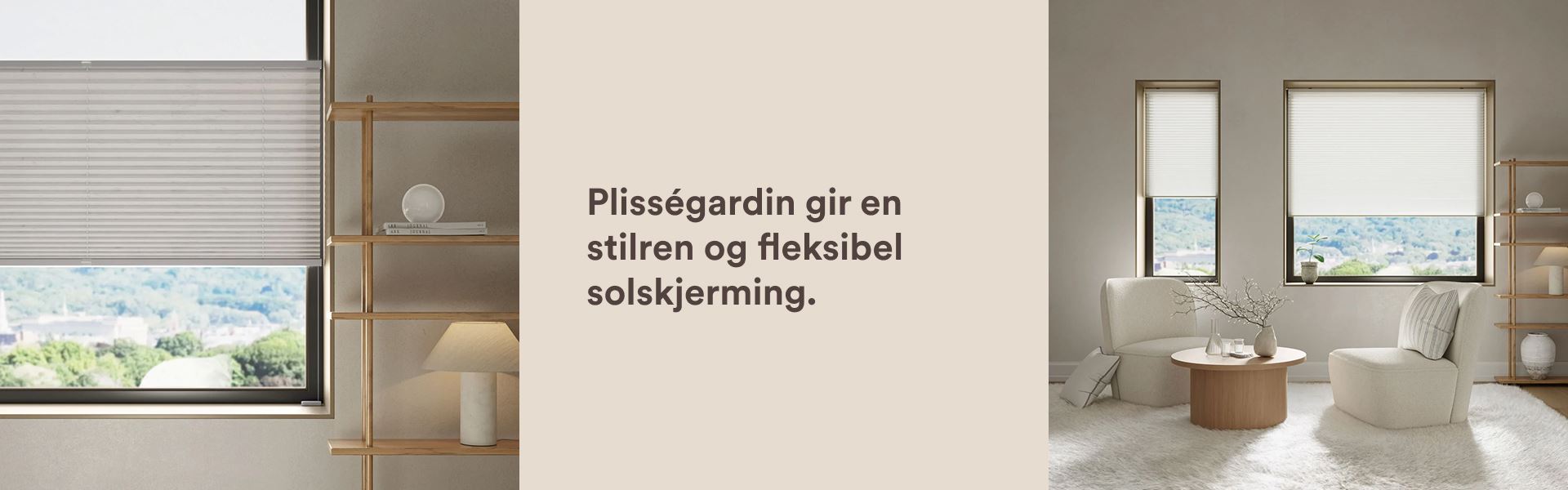 toppbilde plissegardiner